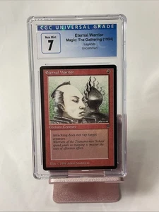 CGC 7 - ETERNAL WARRIOR - Legends Graded MTG Magic the Gathering Card - Picture 1 of 2