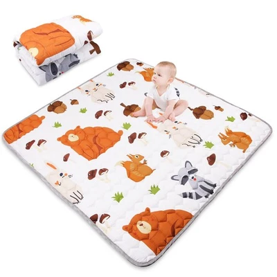 Baby Play Mat for Floor 50" X 50", Premium Foam Baby Crawling Mat Non-Slip Pl... - Image 1 of 4