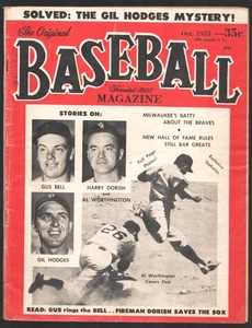 Baseball Magazin 7/1953 - Gelöst: Gil Hodges Rätsel! - Gus Bell - Harry Dorish&n - Bild 1 von 2