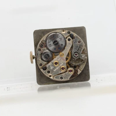ETNA GENEVA TANK WRIST WATCH MOVEMENT 10j, 19.75mm FOR REPAIR (HI) - Image 1 of 2