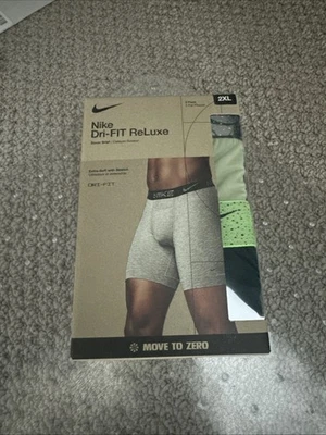Nike Dri-Fit ReLuxe 2XL masculino pacote com 2, verde/azul - Imagem 1 de 2