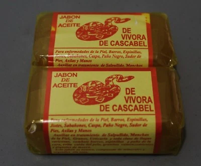 2x Jabon de Aceite de Vibora de Cascabel RattleSnake Soap Treatment Skin - Image 1 of 3