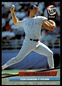 1992 Ultra Terry Mathews Rookie Texas Rangers #135