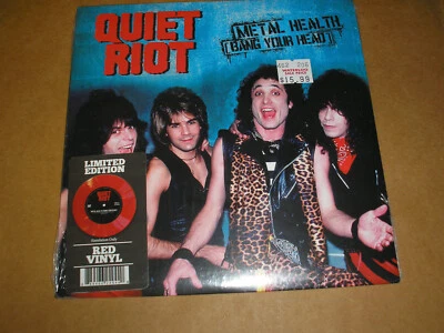 Quiet Riot - Metal Health (Bang Your Head) 7" single new Deadline red vinyl - Image 1 of 2