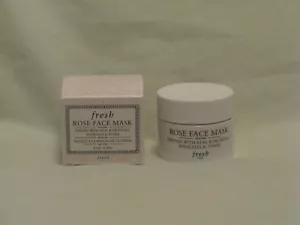 Fresh Brand 'Rose Face Mask' 15ml Deluxe Travel Size Jar NIB - Picture 1 of 3