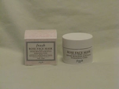 Fresh Brand 'Rose Face Mask' 15ml Deluxe Travel Size Jar NIB - Image 1 of 3