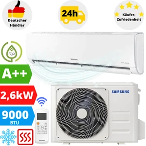 Samsung AR35 Split Klimaanlage 9000BTU Klimagerät Inverter Klima Heizen 2,6 kW - Bild 1 von 16