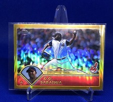CC Sabathia 2003 Topps Chrome Gold REFRACTOR #196  Ser #'d 416/449