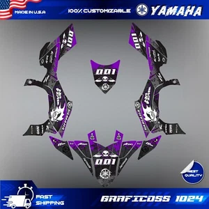 Yamaha YFZ 450R graphics kit 2009 2010 2011 2012 2013 decals stickers atv utv - Picture 1 of 10