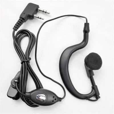 2 Pin Headset Earpiece MIC For BaoFeng UV-5R BF-888S DM-5R BF-F8+ 777S 666S GT-3 - Image 1 of 4