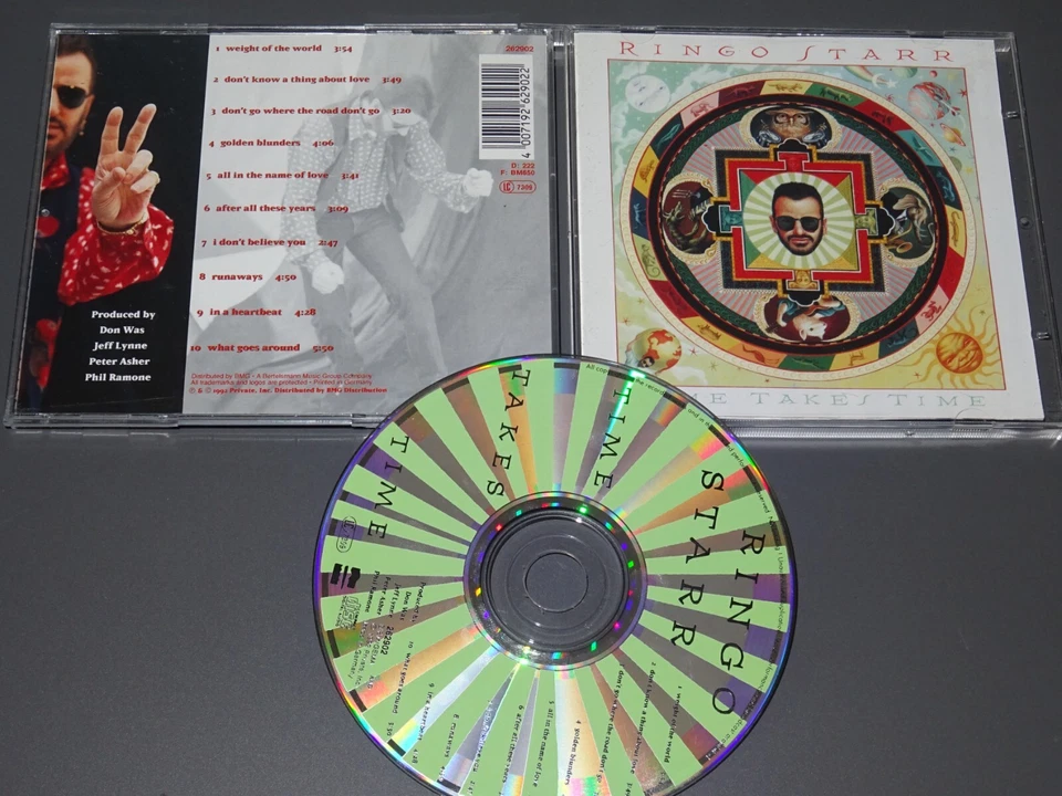 RINGO STARR - TIME TAKES TIME / GERMANY-ALBUM-CD 1992 - Bild 1 von 1