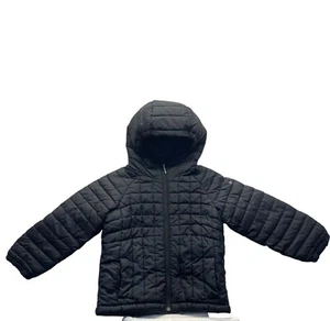 Columbia Kids Black Hooded Puffer Jacket XXS #5894 - Picture 1 of 6