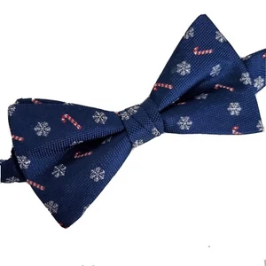 NUEVO Jos A Bank Marino Caña Rojo Caramelo Copo de Nieve Pre-Atado NAVIDAD Corbata $59.50 - Imagen 1 de 14
