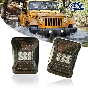 Conjunto de luces traseras traseras LED LED para luces traseras Wrangler JK 2007-2018 (lente ahumada) - Imagen 1 de 7