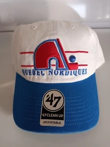 ¡NUEVO CON ETIQUETAS! Sombrero de limpieza Quebec Nordiques marca 47 - Imagen 1 de 5