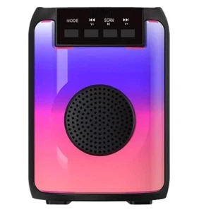 Altavoz Portátil con Bluetooth Efecto de Luces LED RGB Speaker con Lector USB M - Imagen 1 de 7
