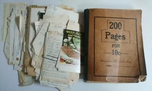 Vintage Recipe Book w/ Handwritten, Kellogg's, Newspaper Clips + Adverts - Picture 1 of 12