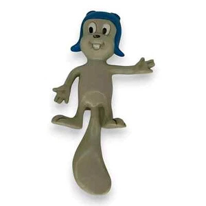 Rocky And Bullwinkle Rocky Bendy Figure 1985 Jesco - Picture 1 of 6
