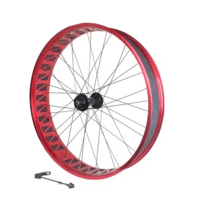 26x4.0/4.9Inch Snowmobile Wheelset Quick Release Double-layer Rim Fat Bike Wheel - Image 1 of 4
