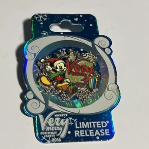 Disney Parks Mickey's Very Merry Christmas Party 2016 Limited Edition Pin New - Picture 1 of 3