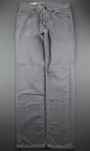 Pantalones de mezclilla ajustados Hollister para hombre 5 bolsillos gris talla 30x30 (MSR 30x29) botón mosca - Imagen 1 de 9