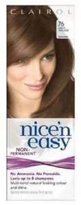 1 x CLAIROL Nice'n Easy Non-Permanent 76 LIGHT GOLDEN BROWN No Ammonia/Peroxide - Picture 1 of 1