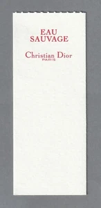 Carte publicitaire - advertising card - Eau Sauvage de Christian Dior - Imagen 1 de 1