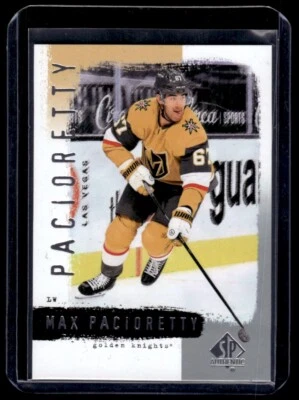 2020-21 SP Authentic 2000-01 Retro Max Pacioretty #R7 Vegas Golden Knights - Image 1 of 2