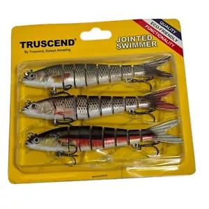 TRUSCEND Angelköder Süßwasser Salzwasser Lebensecht Swimbait Barsch Forelle Crappie - Bild 1 von 3