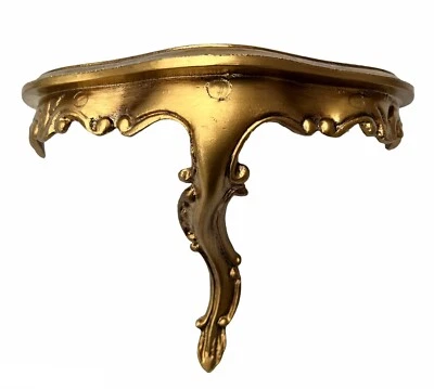 Wandkonsole Barock Antik Hängekonsole 24x18 Wandablage Spiegelkonsole Wandregal - Bild 1 von 4