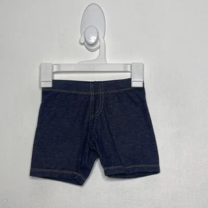Wonder Nation Pull On Shorts Girls Size XS 4-5 Cartwheel Bike Stretch Denim - Picture 1 of 4