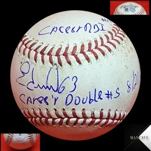 Edmundo Sosa Autographed Game Used Double #5 RBI #11 8/21/21 JSA COA Phillies - Picture 1 of 8