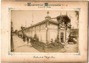 Paris. Weltausstellung 1889. Pavillon La Ville de Paris. Fotoalbum ND. - Bild 1 von 1