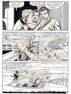 RAY COMET (FERNANDO FERNANDEZ)PRISONNIERS DE ZEPHIR PLANCHE ORIGINALE PAGE 18 - Picture 1 of 1