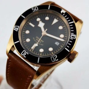 Corgeut NH35A Automatic Men Watch 41mm Bronze Coated Case Date Sapphire Glass - Picture 1 of 6