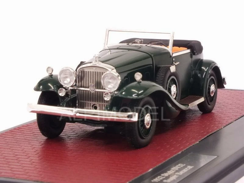 Stutz DV32 Super Bearcat open 1932 Green 1:43 MATRIX MX41804-071 - Immagine 1 di 1