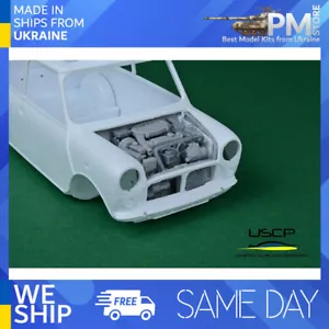 USCP 24T059 1/24 Mini Cooper MPI Engine Bay Super Detail set Resin kit - Picture 1 of 12