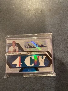Steve Carlton 2008 Topps Triple Threads Jersey Auto 1/3 4x CY Winner HOF
