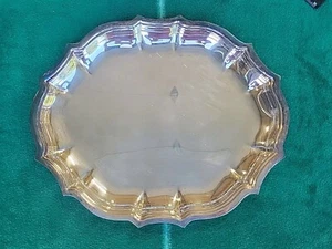 Vintage Chippendale International Silver Co.# 6342 Serving Tray Dish Plate - Picture 1 of 8