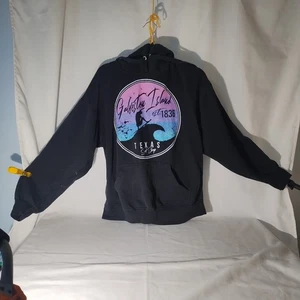 Sudadera con capucha vintage Jon Lauren Galveston Island - Imagen 1 de 13