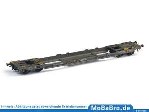 Vagón de bolsillo 5 (T5) de HUPAC en esquema de color actual - 33 85 4506 456-4 - Rev.  - Imagen 1 de 3