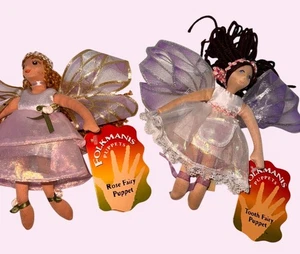 Folkmanis Rose & Zahnfee Fingerpuppen Plüsch Puppen Set - Bild 1 von 5