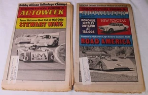 Lote De Colección 2 Revistas Autoweek 1971 Auto Drag Racing Periódico Deportes de Motor - Imagen 1 de 8