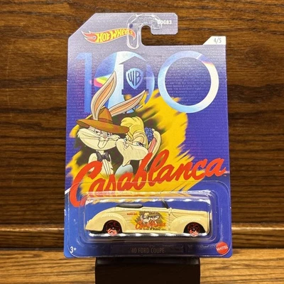 Ford Cupé Warner Brothers 100 Años Casablanca 4/5 Hot Wheels '40 Foto 1 de 4