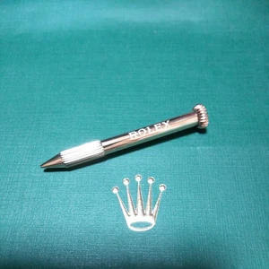 ROLEX Fecha Calendario Ajuste Push Pin Corona Marca Ostra Color Dorado Accesorio - Imagen 1 de 5