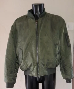 BLOUSON PILOTE BOMBER REVERSIBLE MA 1 US AIR FORCE - Picture 1 of 6