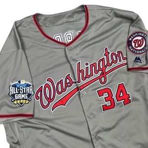 Majestic Jersey Mens 56 Bryce Harper All Star 2016 MLB Nationals Baseball Sports - Picture 1 of 9