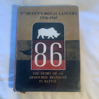 RARE The Ninth Queen's Royal Lancers 1936-1945. 1951 1st Ed HC/DJ BEAUTIFUL VOL. - Image 1 of 4