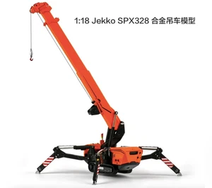 Mini grúa Jekko SPX328 1:18 equipo de construcción maquinaria modelo fundido a presión - Imagen 1 de 3