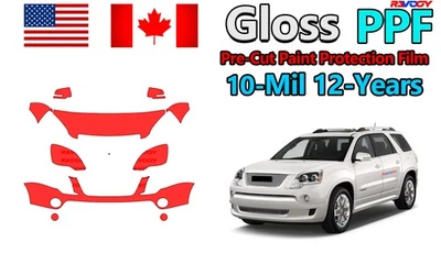 10mil Gloss PreCut PPF Paint Protection Film For GMC Acadia SL-SLE 2007-2012 - Image 1 of 4